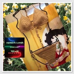 Pretty Pom Pom Crochet Bikini (FIRM)